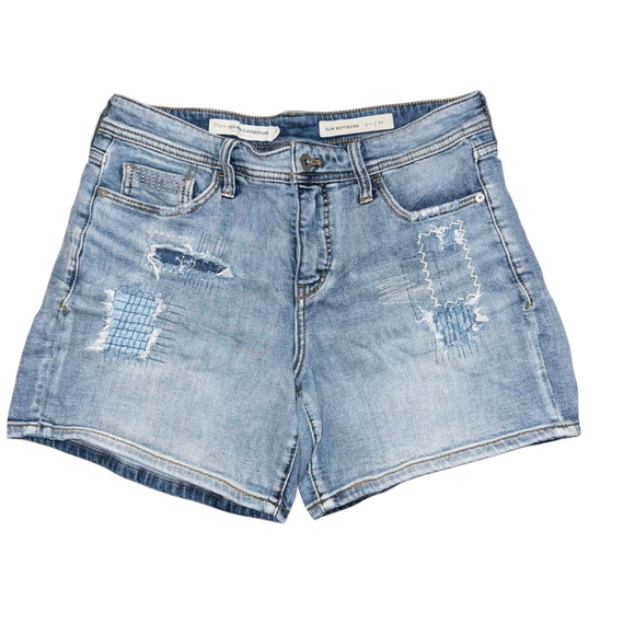 Anthropologie Pilcro Denim Shorts Size 29 stretch distressed trendy - Picture 1 of 8